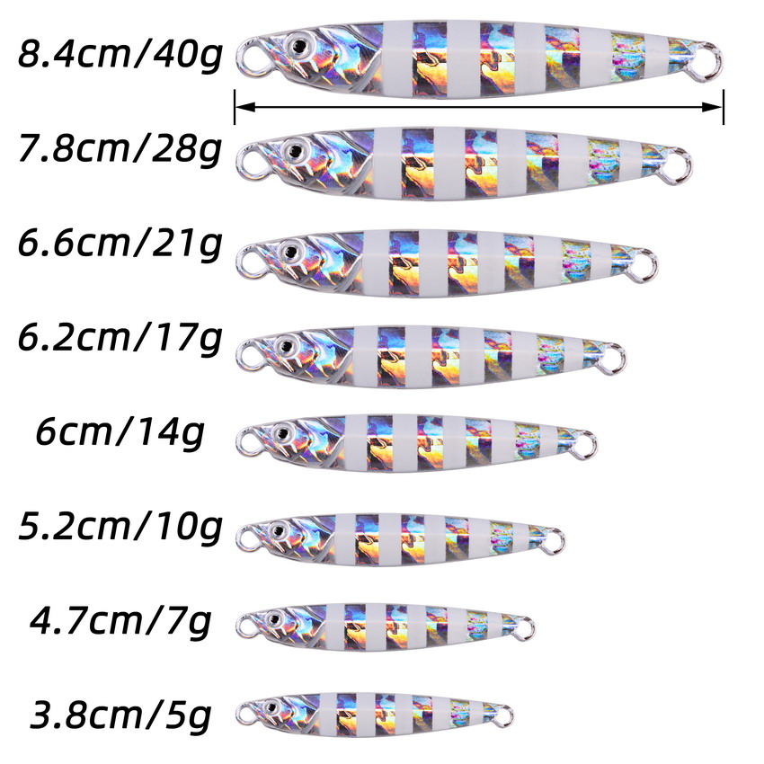 10pcs Metal Jig 7g 10g 14g 17g - Jig Head Lure ulasan dan harga