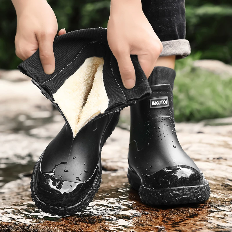 Men Winter Waterproof Rain Boo - Fishing Line ulasan dan harga