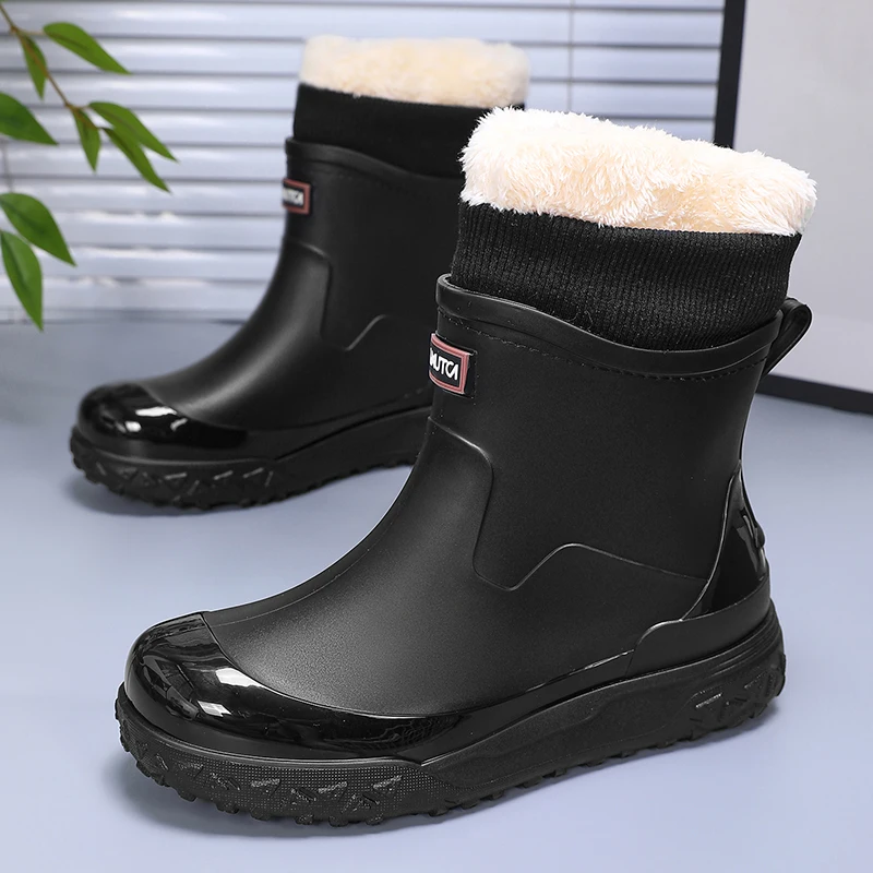 Men Winter Waterproof Rain Boo - Fishing Line ulasan dan harga