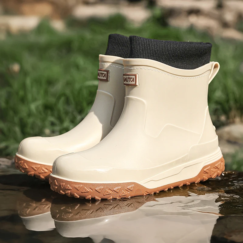 Men Winter Waterproof Rain Boo - Fishing Line ulasan dan harga