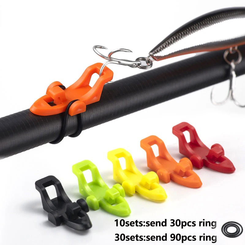 1-10pcs Fishing Rod Pole Hook  - Fishing Equipment Tools ulasan dan harga