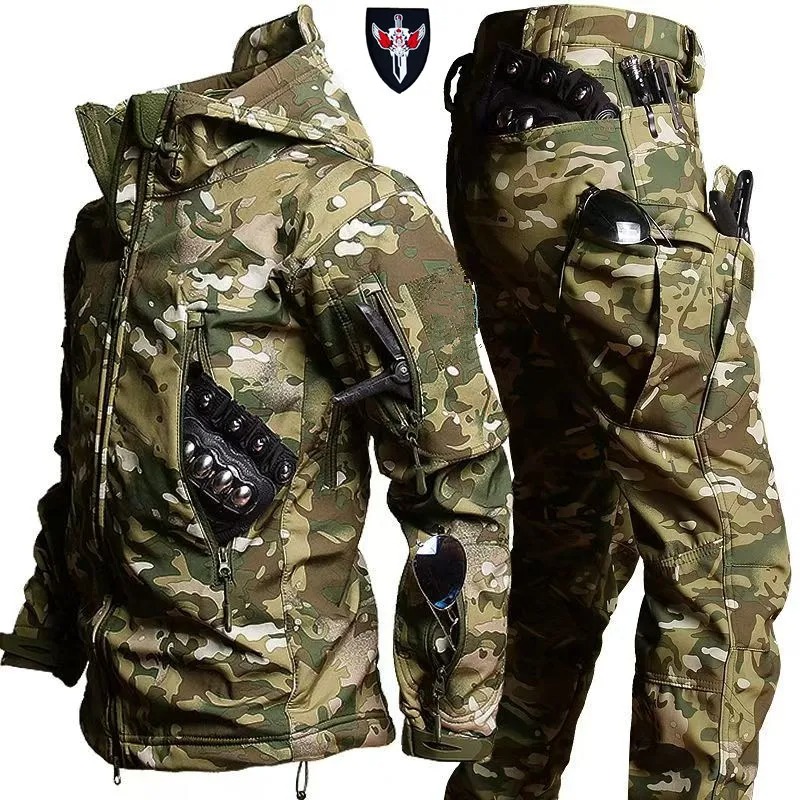 Men's Winter Warm Fleece Lined - Fishing Line ulasan dan harga