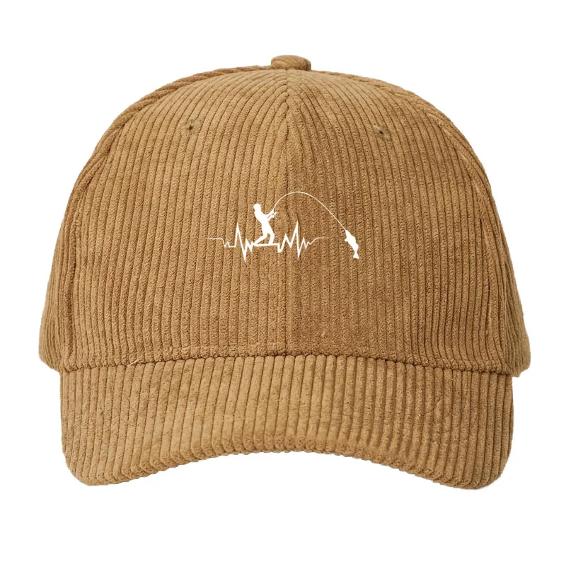 Customize Corduroy Baseball Ca - Fishing Hook ulasan dan harga