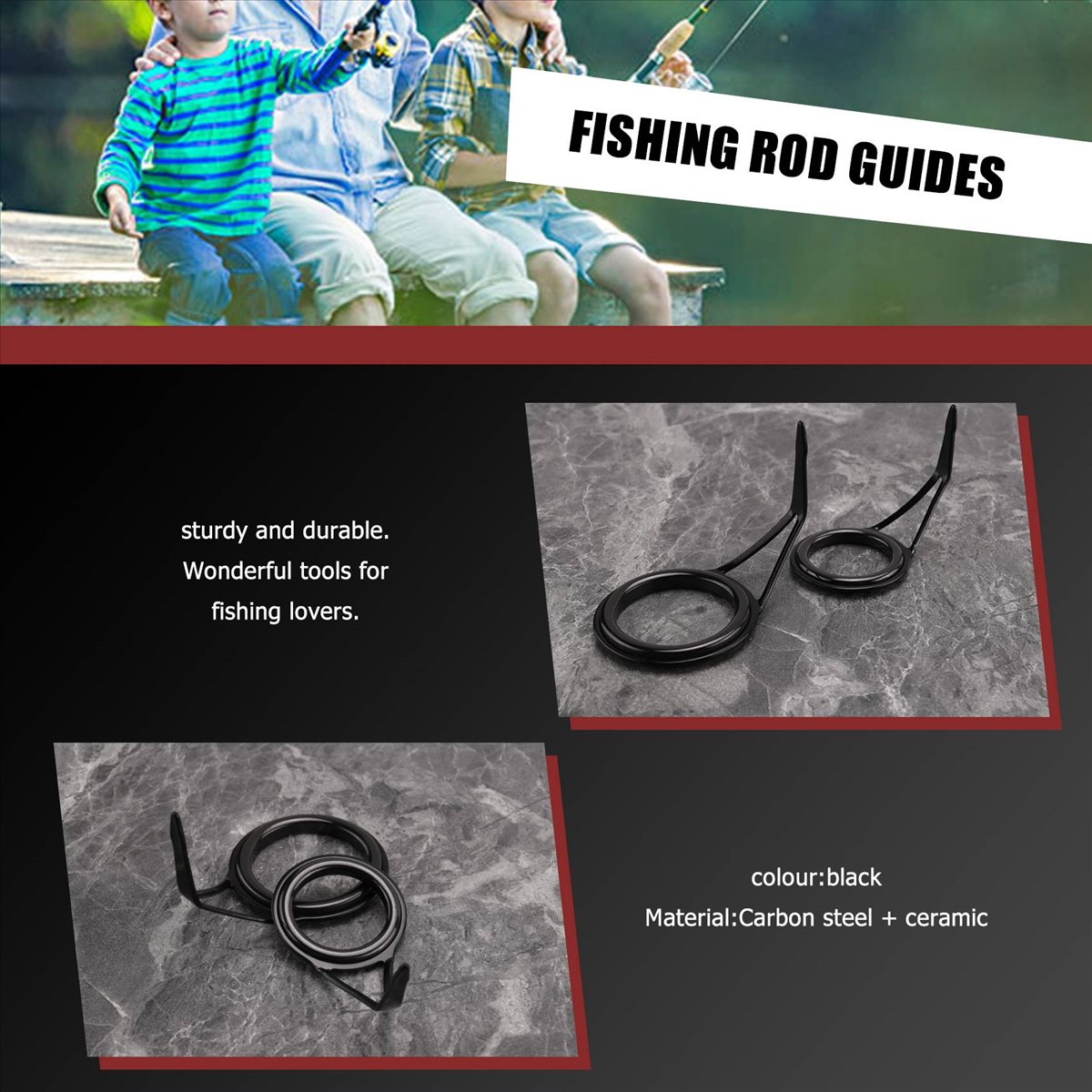L79A 8 Pcs/Set Fishing Rod Gui - Fishing Line ulasan dan harga