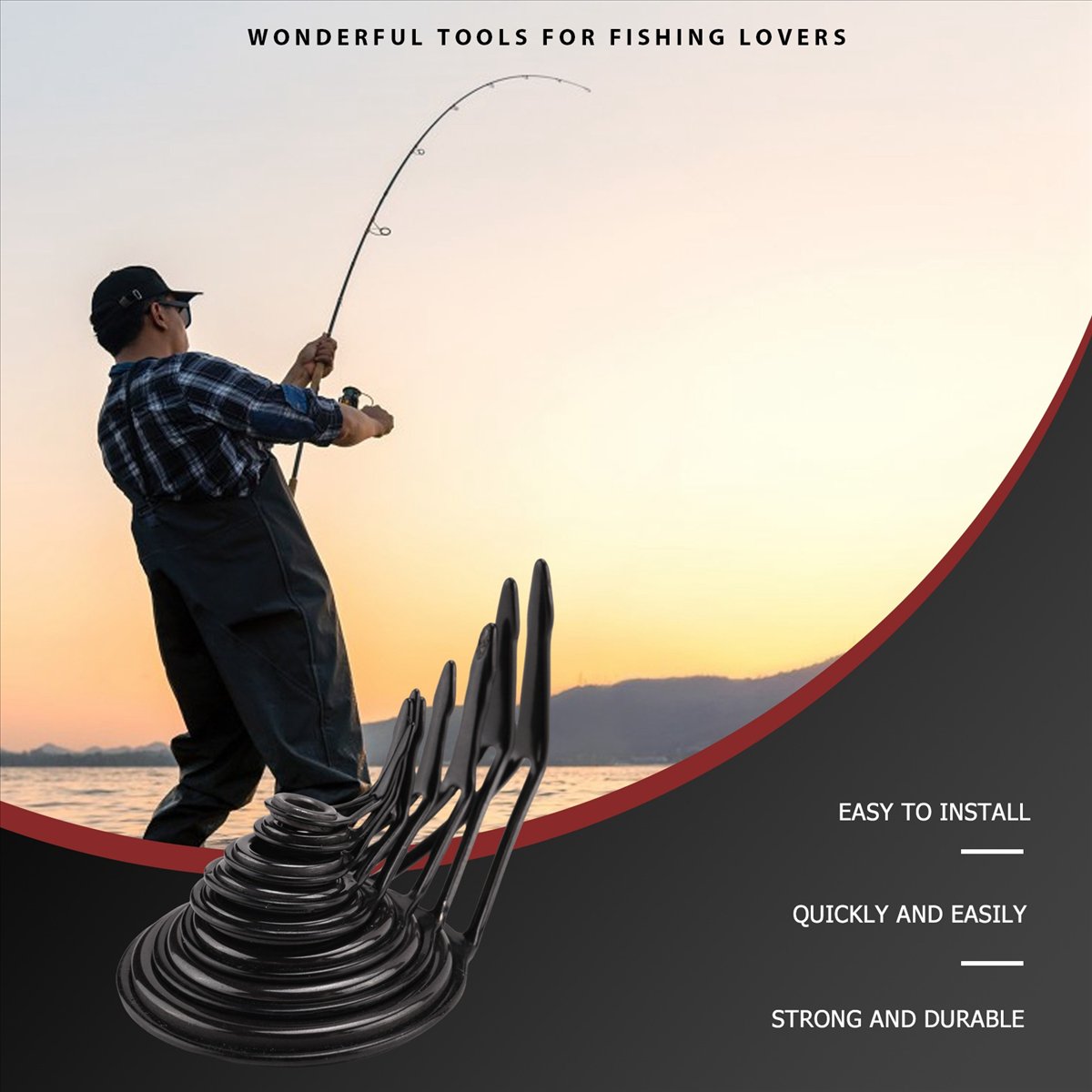 L79A 8 Pcs/Set Fishing Rod Gui - Fishing Line ulasan dan harga