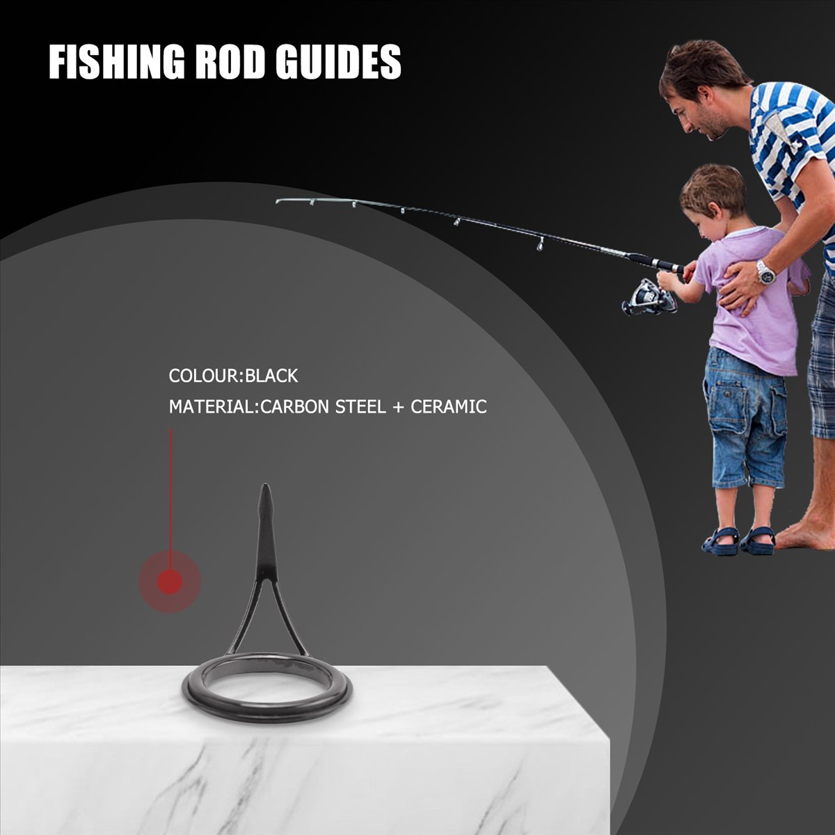 L79A 8 Pcs/Set Fishing Rod Gui - Fishing Line ulasan dan harga