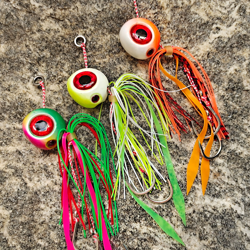60g/80g/100g/ Metal Tenya Mada - Jig Head Lure ulasan dan harga