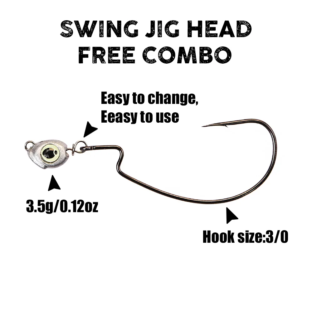 B&U Swing Jig Head Cheburashka - Jig Head Lure ulasan dan harga